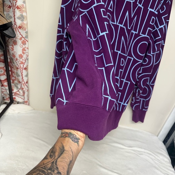 Champion Hoodie in Bold Purple and Blue - Picture 5 of 10